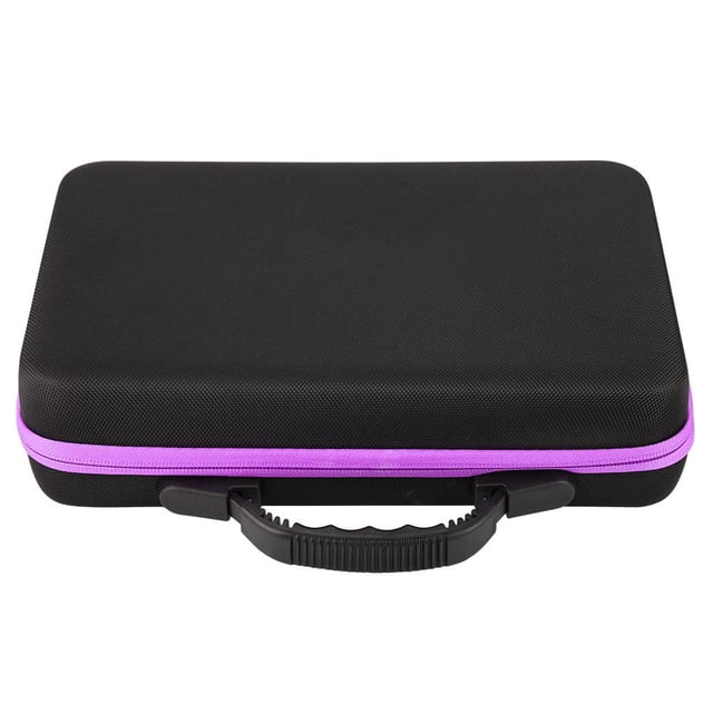 Fdit Essential Oil Carrying Case Hard Shell Case,60 Bottles Suitable For Bottles 5ml,15ml ,Essential Oils Carrying Case,15ml Bottles Oils Carrying Case