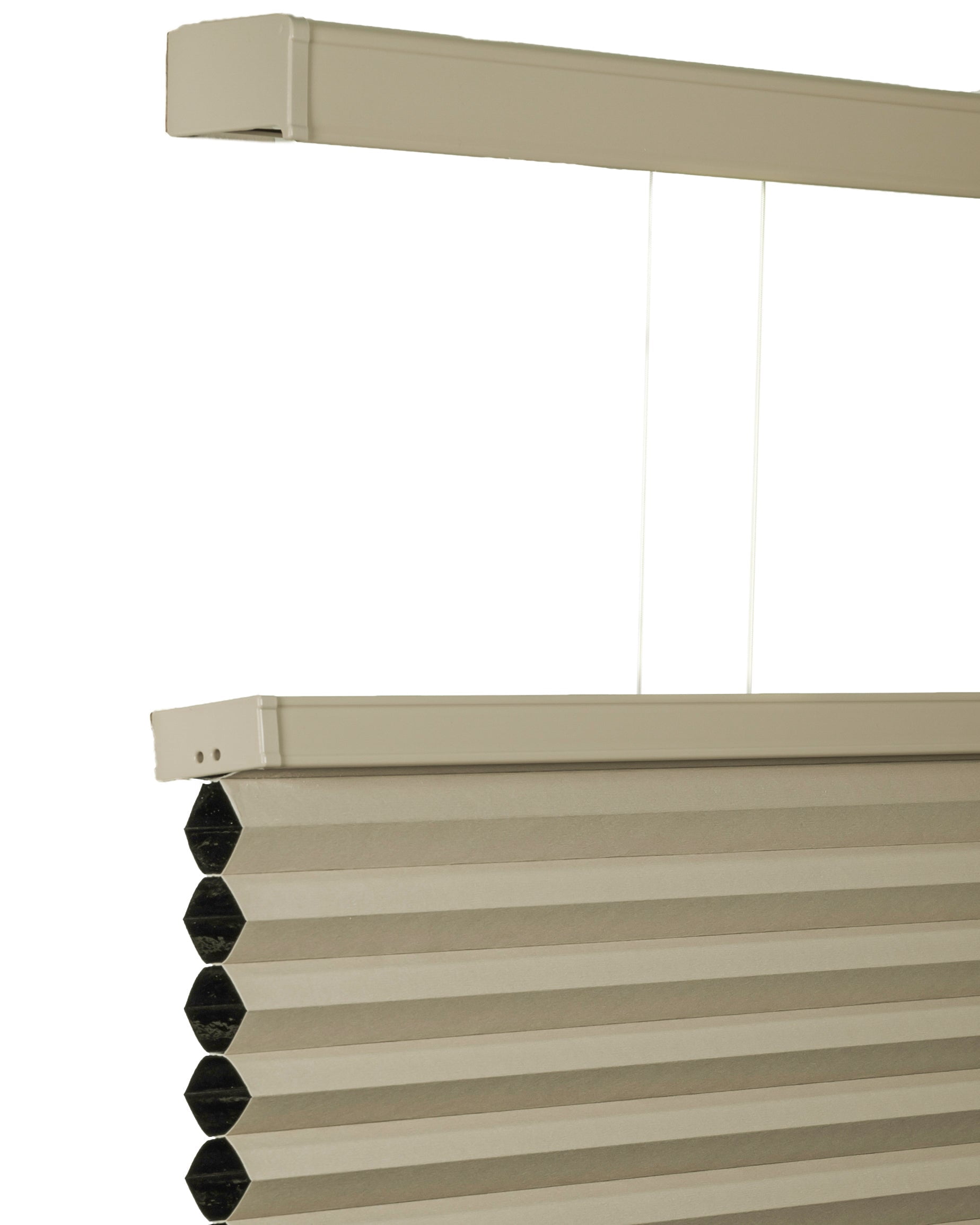 Chicology Cordless Top Down Bottom Up Blackout Cellular Shade Khaki Grey 68.5 in. W x 48 in. L
