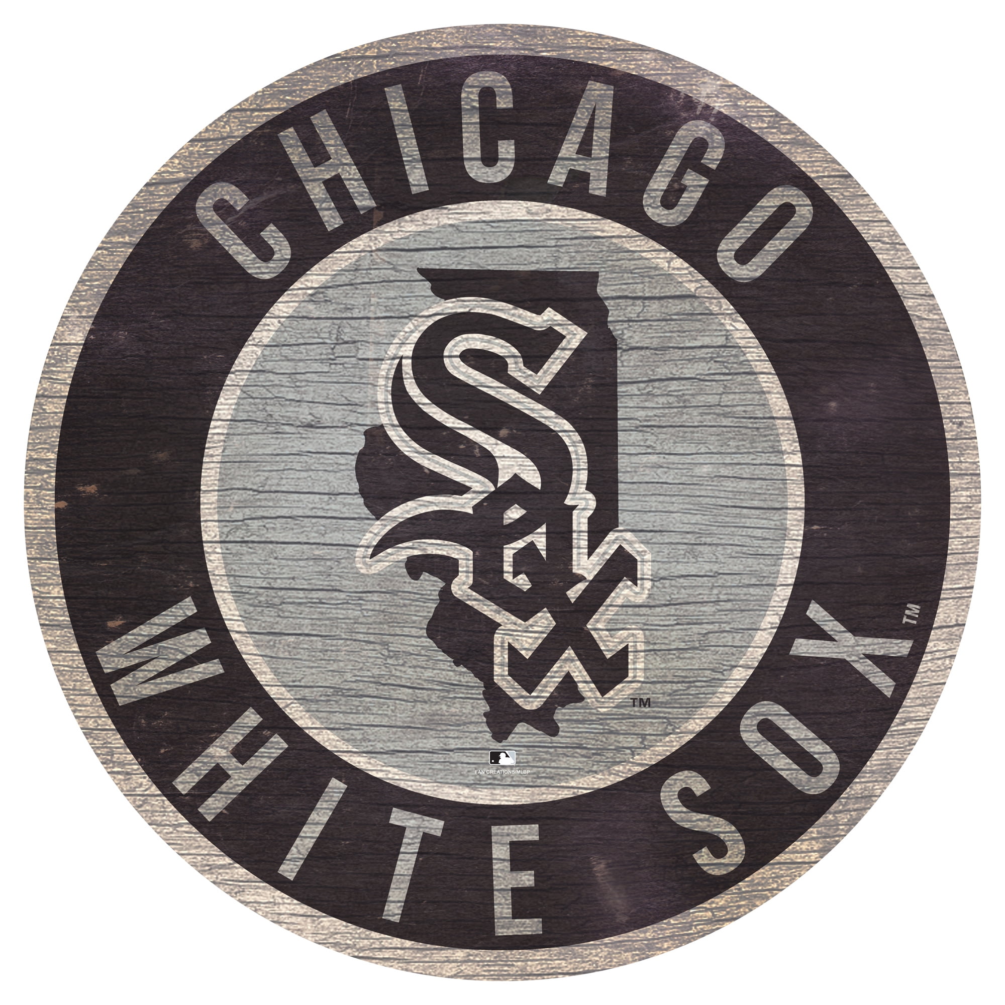 Chicago White Sox 12 X 12 State Circle Sign No Size Walmart Com