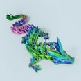 thumbnail image 2 of 3D Printed Dragon Decor, Movable Joints Design, 75Cm Height, 2 of 3