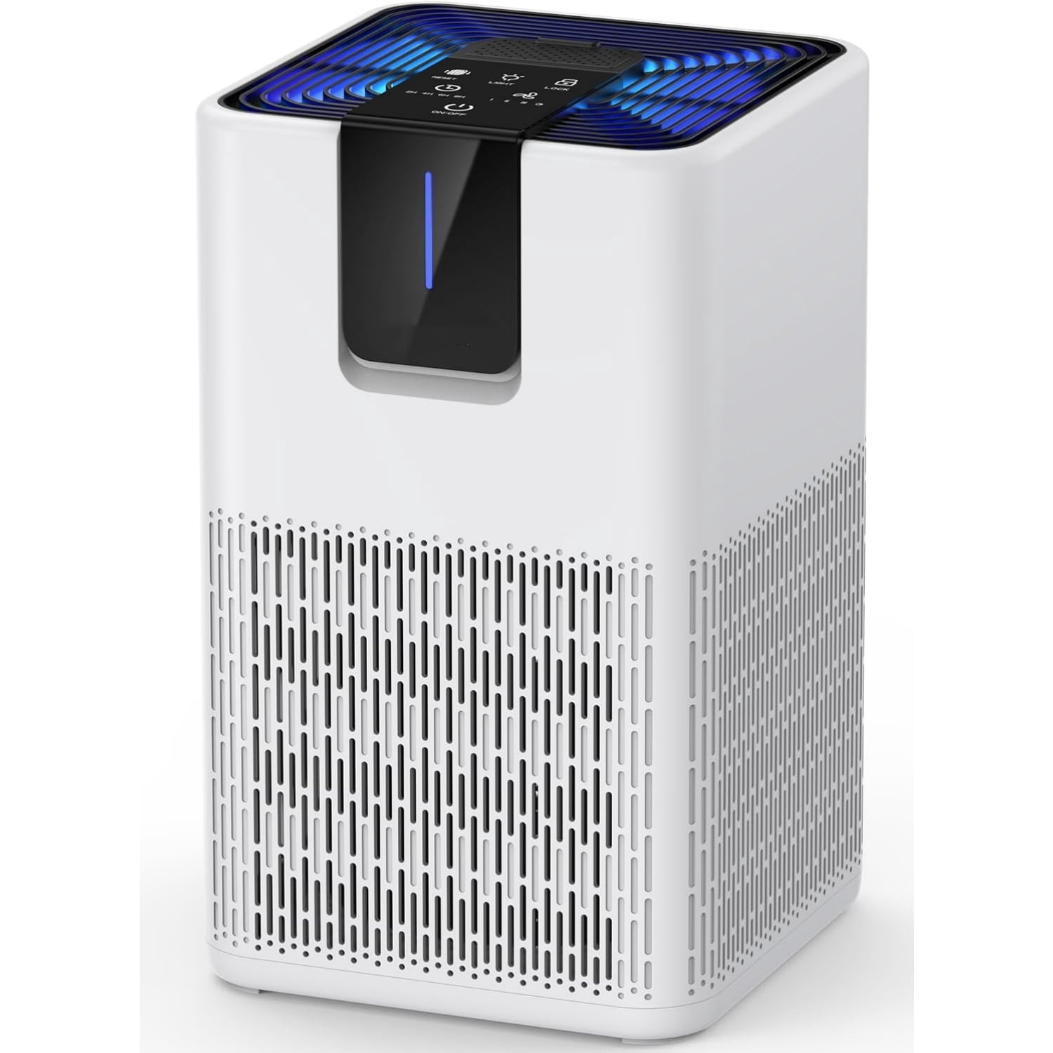 H13 HEPA Air Purifier for Pets Dust Odor Smoke,Aromatherapy Function,Air Cleaner with 15dB Quiet Sleep Mode for Bedroom Office Living Room,M05,White