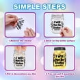 25Pcs 25 Styles PVC Self Adhesive Stickers Waterproof Embossed Decals ...