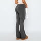 thumbnail image 3 of WILLBEST Pantalones Casuales de Verano para Mujer, Elásticos, de Cintura Alta, a Rayas, de Lino, con Pierna Ancha, Holgados, para Uso Diario. Chica, 3 of 4