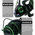 thumbnail image 3 of stanreset Spinning Reel All Metal Fishing Reels Strong Baitcasting Reel High Performance Fishing Accessories TP8000, 3 of 6