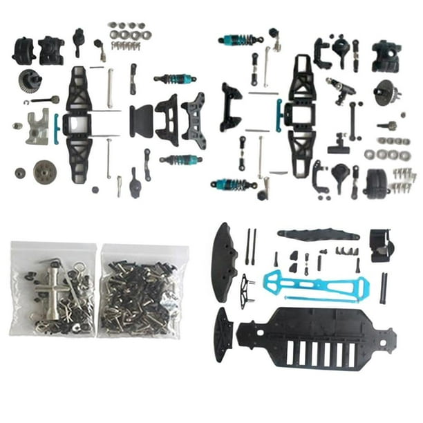 Chasis de coche RC sin escobillas 4x4 a escala 1/10 para el modelo HSP 94123 Buggy Monster