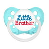 Ulubulu Classic Expression Pacifier - 6-18 Months - Blue - Little Brother