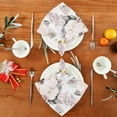 thumbnail image 4 of GZHJMY Flower Rose Napkins Table Decorations Napkin Set for Gift Giving, Dining, Parties 20 x 20in, 4 of 7