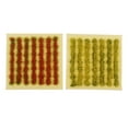 thumbnail image 1 of KLKCMS 5mm Self Adhesive Static Grass Tuft Railway Layout Diorama Terrain Scenery Model Yellow Red, 1 of 9