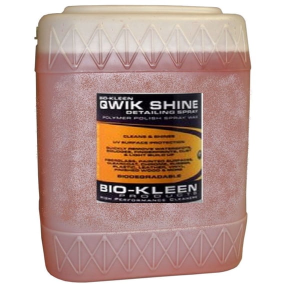 Bio-Kleen M00915 Qwik Shine Detailing Spray, 5 Gallon
