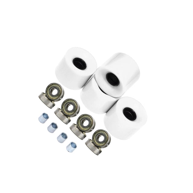 tamizeot Roues et Roulements de Planche à Roulettes Ensemble d'Espaceurs Diamètre 60mm avec Roulements en Acier et Polyuréthane Durable 78A Cruiser