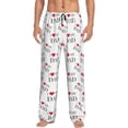 thumbnail image 1 of Fotbe I Love My Dad Pantalones de Pijama para Hombre, Pantalones de Dormir, Pantalones de Casa con Cintura Ajustable y Bolsillos-Large, 1 of 6