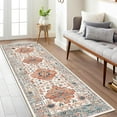 thumbnail image 7 of 2'x6' Boho Runner Rug for Hallway, Yamaziot Washable Laundry Room Rug, Farmhouse Kitchen Mat, Non-Shedding Carpet for Bedroom, Living Room, Dining Room, 7 of 7