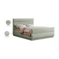 thumbnail image 2 of Meridian Furniture Paxton Mint Chenille Fabric King Bed, 2 of 8