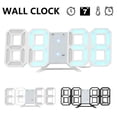thumbnail image 6 of ODOMY 3D LED Digital Wall Clock & Desk Alarm Clock Living Room Home Decor, 6 of 14