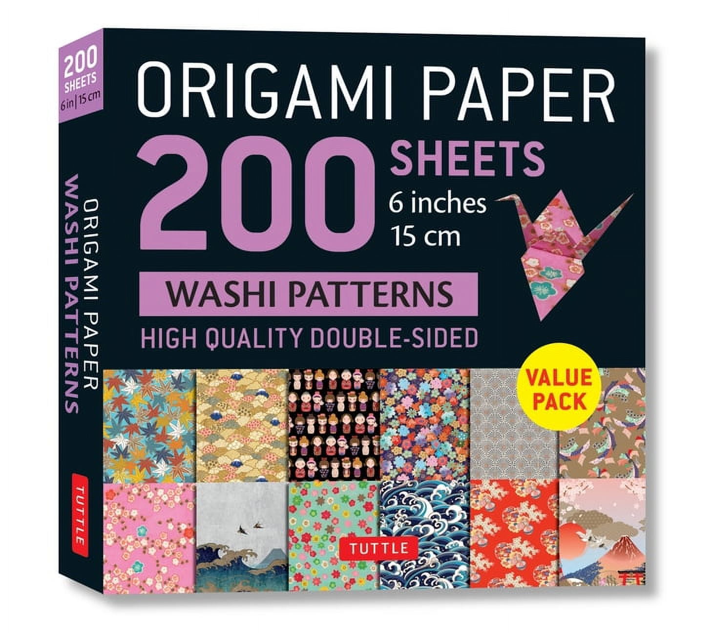 Papier Origami 200 Feuilles - 20 Couleurs - 15x15 Cm - 80 G/m² - Avec Ciseaux Et Colle - 3