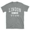 thumbnail image 1 of Lindon Utah Classic Established Men's Cotton T-Shirt, 1 of 1