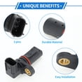 thumbnail image 3 of Sensor de posición del cigüeñal Unique Bargains para Honda Civic Hybrid, Hybrid-L 2012-2015 No.37500-RB0-006 1 Pc Negro Rojo, 3 of 6