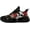 Black Red White/Black, variant on Halloween Mesh Running Shoes for Men & Women, Breathable Gothic Art Sneakers Walking Tennis Gym Athletic Trainers