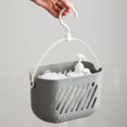 thumbnail image 3 of HEMOTON 4-Piece Hanging Storage Baskets for Bathroom, Portable Shower Organizer, Space-Saving Wall Mounted Storage Solution, 3 of 8