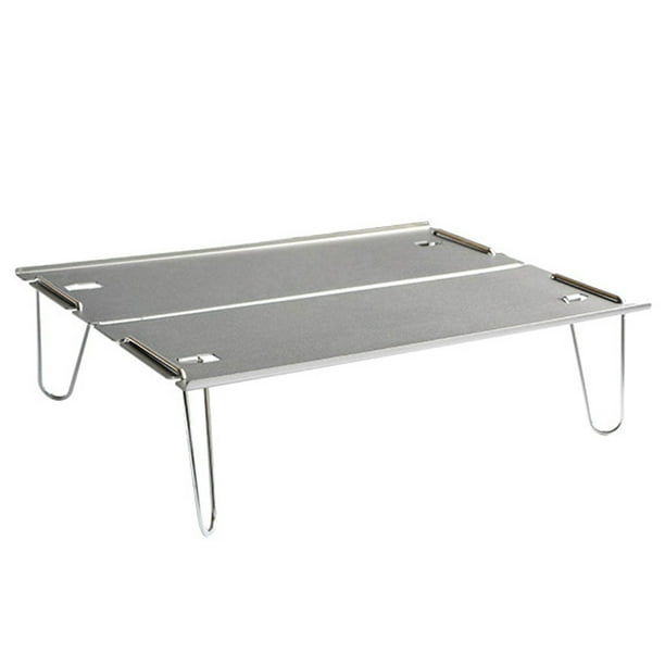 Mesa plegable pequeña Mesa plegable para acampar sundick Gris