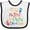 White and Black, variant on Inktastic Mimi and Papa Love Me Boys or Girls Baby Bib