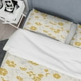 thumbnail image 4 of Designart 'Retro Handdrawn Poppies III' Mid-Century Modern Duvet Cover Set, 4 of 4