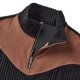 thumbnail image 4 of Ceisia Men's Casual Striped Half Button Round Neck Pullover with Pocket Daily Fashion Top Gift, 4 of 8