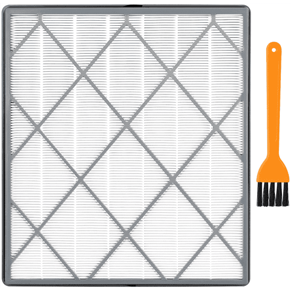 1 pack HE402 Replacement Filter for Shark 4 Fan Air Purifier, Compatible with Shark HE402 HE401 HE4FKPET HEPA Filters, Grey