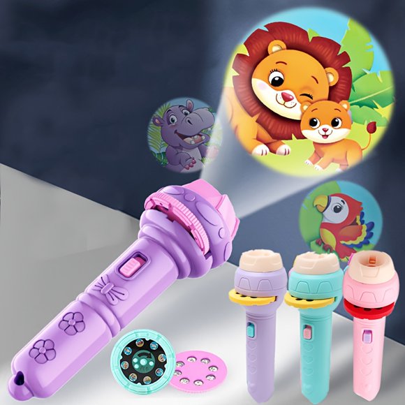 1 Set Educational Projection Flashlight Toy - Interactive Learning Tool with Picture Projector Function for Early Childhood Development, Birthday Gift Idea with Fun Learning Experience