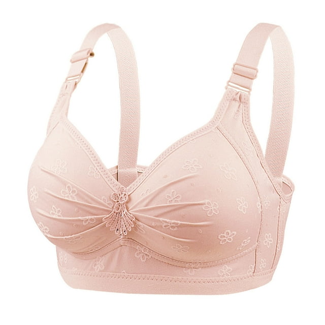 Bras for Women Woman Oversized Wireless Bra Front Button Push Up Underwear Bra
