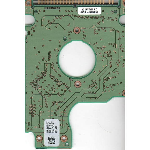 HTS541040G9AT00, 0A26797 DA1188_, PN 0A25382, Hitachi 40GB IDE 2.5 PCB