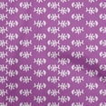 thumbnail image 1 of oneOone Viscose Chiffon Purple Fabric Asian Block Dress Material Fabric Print Fabric By The Yard 42 Inch Wide, 1 of 4