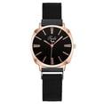 thumbnail image 3 of Resicozy Watches for Women Quartz Waterproof Wristwatch with Stainless Steel Mesh Casual Simple Fashion Womens Watches Gift Black, 3 of 3