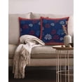 thumbnail image 2 of 4th of July Throw Pillow Covers 18x18 Set of 2 Patriotic Stars Fireworks Decorative Pillows Cushion Case Poppy Leaves Pillowcases Independence Day Throw Pillows for Couch Sofa Bedroom Garden Decor, 2 of 6