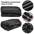 thumbnail image 5 of JIAN YA NA RV Roof Cover, Waterproof Oxford Fabric Caravan Top Cover, Outdoor Anti-falling Leaves Sunshade for Motorhome, Caravan, RV & Trailer (Black, 31x9.8ft), 5 of 19