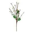 thumbnail image 1 of Trébol artificial para el Día de San Patricio, con purpurina, bayas y tallos de trébol de cuatro hojas para arreglos florales, jarrón irlandés, centro de mesa para el hogar., 1 of 8