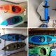 thumbnail image 5 of Soportes para kayak de 45 kg para garaje, paquete de 4 de 38 cm, con ganchos para bicicletas, kayak y escaleras colgantes., 5 of 7