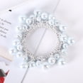 thumbnail image 5 of Bradem White Pearl Hair Scrunchies - Elastic Beaded Hair Ties, Ponytail Holders for Women & Girls, 5 of 9