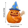 thumbnail image 2 of REK Citrouille Citrouilles Éclairées Lampe d'Halloween Décorative Découpée Parfaite pour Intérieur et Extérieur, 2 of 6
