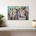thumbnail image 2 of Elephant Stock Three Horses Neigh Wall Art - Horizontal Canvas Wall Art - Living Room Wall Decor - Animal Canvas - Teal And Purple Decor By Surma & Guillen - 12" x 8", 2 of 8