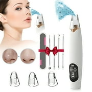 Aristorm Pore Vacuum Black Head Remover Blackhead Vacuum Kit, Blackhead Remover Vacuum with 4 Stainless Steel Blackhead Remover Tools, 3 Suction Probes 3 Adjustment Modes for Women and Men