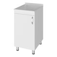 thumbnail image 1 of Darwin Utility Tub and Sink Cabinet with One Door Engineered Wood White, 1 of 10