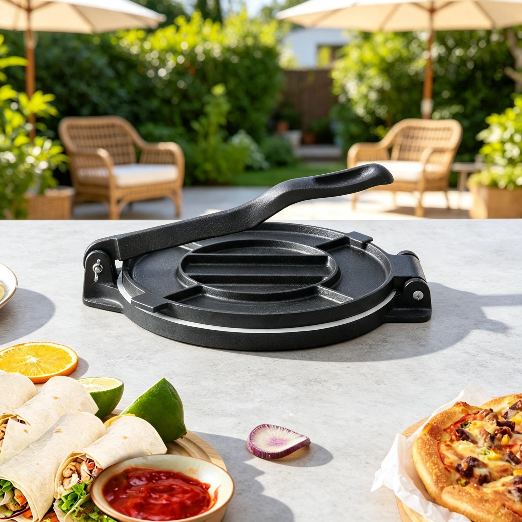 10-Inch Cast Iron Tortilla Press