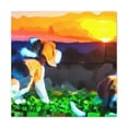 thumbnail image 2 of "The Beagle Admired". - Canvas, 2 of 25