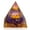 Amethyst, variant on Orgone Pyramid Flower of Life Money Healing Crystals Pyramid for Positive Energy with Tiger's Eye Stones and Luck White Crystal That Promotes Wealth, Prosperity and attracts Success