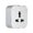 Silver, variant on Amdohai Universal 3-Pin Track Sockets Power Track Socket Outlet Versatile Electric Mobile Track Socket Power Track Adapter