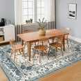 thumbnail image 5 of Uermei 10'x14' Large Area Rug: Soft Non-Slip Washable Indoor Carpet for Living Room Bedroom Dining Room Office - Blue, 5 of 11