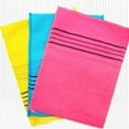 thumbnail image 4 of 5 Pcs Korean Italy Asian Exfoliating Bath Washcloth Body Scrub Shower Soft Towel, 4 of 6