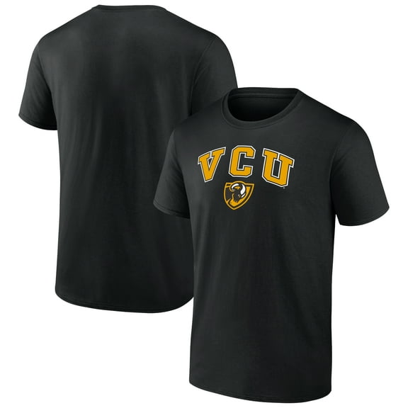 Men's Black VCU Rams Campus Team T-Shirt