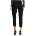 thumbnail image 2 of Zac & Rachel Women's Pull-On Millenium Ankle Pants, Black, 8, 2 of 2